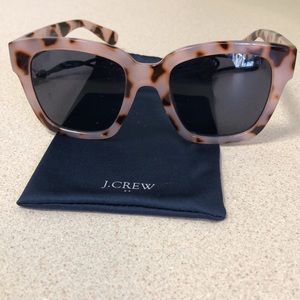 J. Crew tortoiseshell resin sunglasses